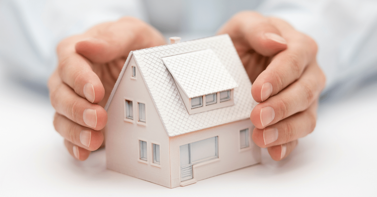 Property with certain rental value and protected by hands.